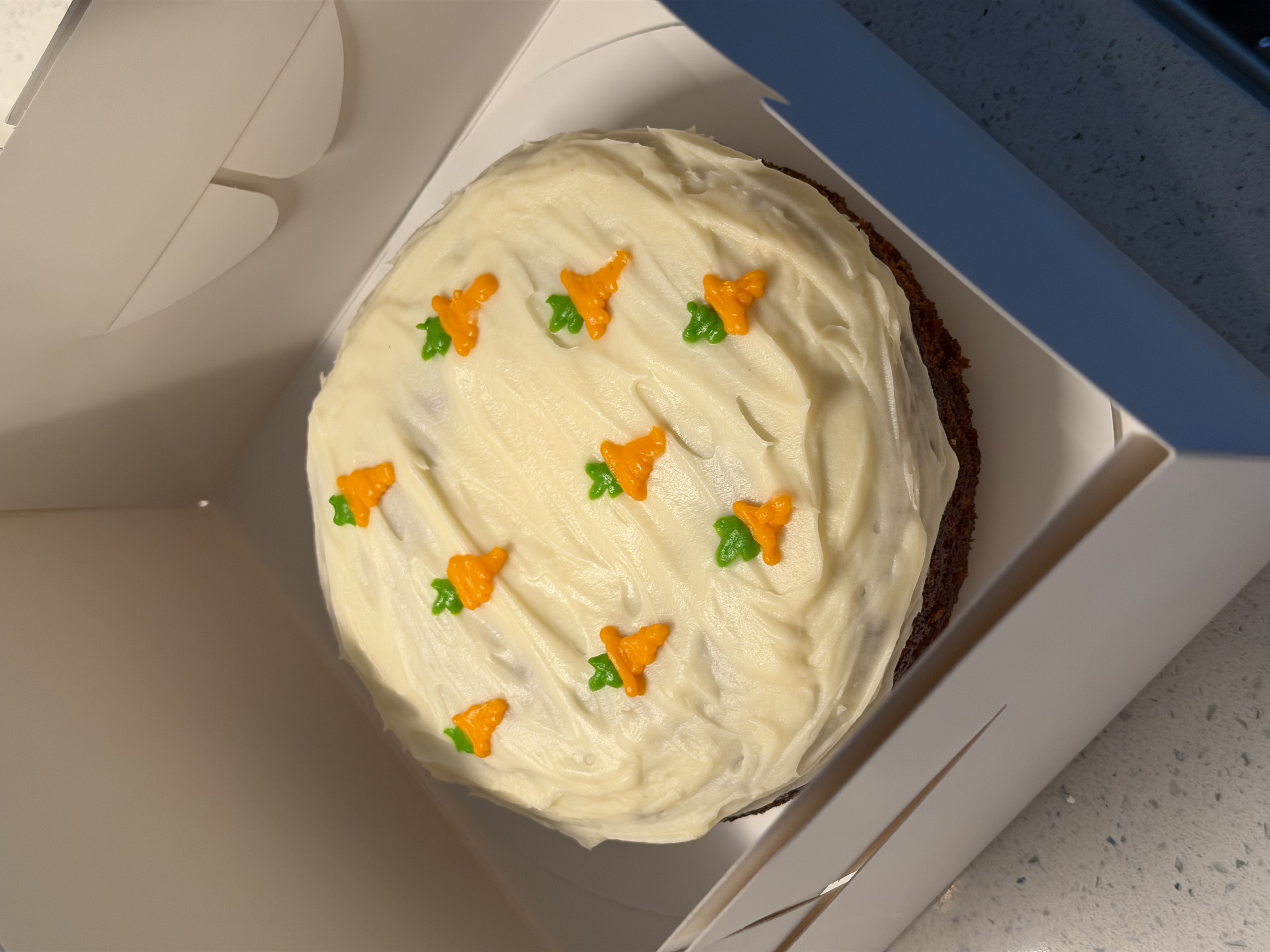 just enough carrot cake 🥕